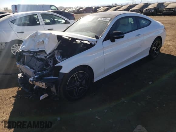 ✅ 2023 Mercedes-Benz C 300 • VIN: W1KWJ8EB8PG131247 • Lot: 40616584. Wystawiony na Copart z przebiegiem 823 mil. Bezpłatny archiwum sprzedaży aukcyjnych z USA i szczegółowy raport historii pojazdu na DreamBid. Zdjęcie 1.