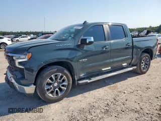 2025 Chevrolet Silverado 1500 LT с VIN 3GCPACED6SG197036, выставлен на аукционе Copart как лот 68869185 с пробегом 17 485 миль миль и Списание • Salvage title. История ставок и продаж доступна на DreamBid. Изображение 1.