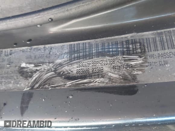 ✅ 2010 Dodge Avenger R/T • VIN: 1B3CC5FB8AN215366 • Лот: 41170700. Опубликован ранее на IAAI с пробегом Не указан. Бесплатный доступ к архиву аукционных продаж из США и подробный отчёт об истории автомобиля на DreamBid. Изображение 9.