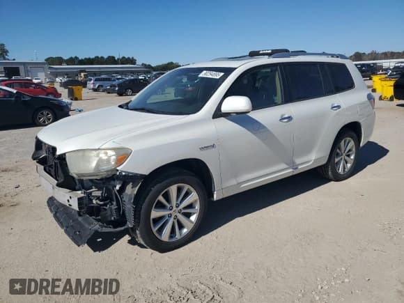 ✅ 2008 Toyota Highlander Limited • VIN: JTEEW44A882015369 • Lot: 90294895. Listed on Copart with 160,977 mi. Free auction sales archive from the USA and detailed vehicle history report at DreamBid. Image 1.
