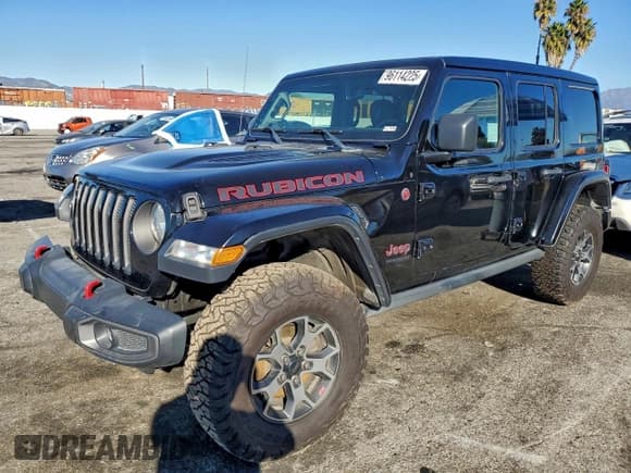 ✅ 2018 Jeep Wrangler Unlimited Rubicon • VIN: 1C4HJXFG3JW327312 • Lot: 96114225. Listed on Copart with 83,809 mi. Free auction sales archive from the USA and detailed vehicle history report at DreamBid. Image 1.