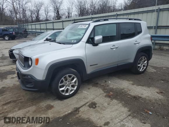 ✅ 2017 Jeep Renegade Latitude • VIN: ZACCJBBB2HPF95850 • Лот: 93422155. Опубликован ранее на Copart с пробегом 52 276 миль. Бесплатный доступ к архиву аукционных продаж из США и подробный отчёт об истории автомобиля на DreamBid. Изображение 1.