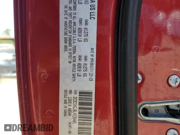 2020 Dodge Charger Scat Pack with VIN 2C3CDXGJ8LH120481, listed as a Copart auction lot 81147645 with Not provided miles and Salvage title. Bid and sale history available at DreamBid. Image 13.