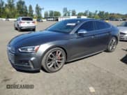 ✅ 2018 Audi S5 Sportback Prestige • VIN: WAUC4CF59JA009309 • Lot: 81772305. Listed on Copart with 69,695 mi. Free auction sales archive from the USA and detailed vehicle history report at DreamBid. Image 1.