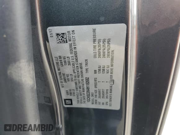 ✅ 2017 Chevrolet Colorado 2WD LT • VIN: 1GCHSCEN4H1182682 • Lot: 56514395. Listed on Copart with 41,598 mi. Free auction sales archive from the USA and detailed vehicle history report at DreamBid. Image 12.