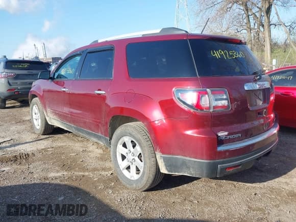 ✅ 2015 GMC Acadia SLE • VIN: 1GKKVPKD8FJ126049 • Lot: 41925360. Listed on IAAI with 140,065 mi. Free auction sales archive from the USA and detailed vehicle history report at DreamBid. Image 3.