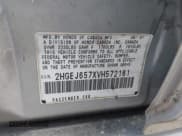 ✅ 1997 Honda Civic LX • VIN: 2HGEJ657XVH572161 • Лот: 42762418. Опубликован ранее на IAAI с пробегом 148 842 миль. Бесплатный доступ к архиву аукционных продаж из США и подробный отчёт об истории автомобиля на DreamBid. Изображение 9.