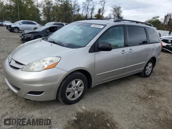 ✅ 2009 Toyota Sienna LE • VIN: 5TDZK23C59S275974 • Lot: 89882655. Listed on Copart with 216,707 mi. Free auction sales archive from the USA and detailed vehicle history report at DreamBid. Image 1.