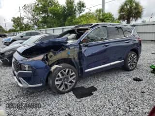 2021 Hyundai Santa Fe Calligraphy with VIN 5NMS5DAL1MH371927, listed as a Copart auction lot 62935825 with 36,605 mi miles and Non repairable. Bid and sale history available at DreamBid. Image 1.