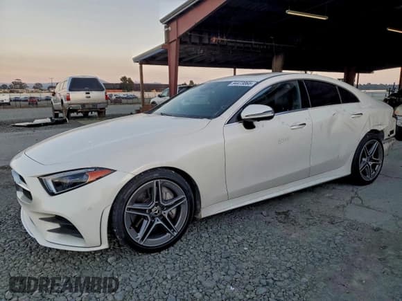 ✅ 2019 Mercedes-Benz CLS 450 • VIN: WDD2J5JB8KA009423 • Lot: 94473065. Listed on Copart with 53,294 mi. Free auction sales archive from the USA and detailed vehicle history report at DreamBid. Image 1.