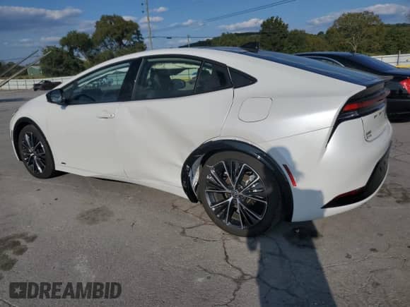 2024 Toyota Prius LE with VIN JTDADABU4R3017412, listed as a Copart auction lot 80199285 with 4,623 mi miles and Salvage title. Bid and sale history available at DreamBid. Image 2.