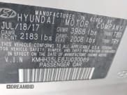 ✅ 2018 Hyundai Elantra • VIN: KMHH35LE8JU030089 • Lot: 43422888. Listed on IAAI with 124,327 mi. Free auction sales archive from the USA and detailed vehicle history report at DreamBid. Image 9.