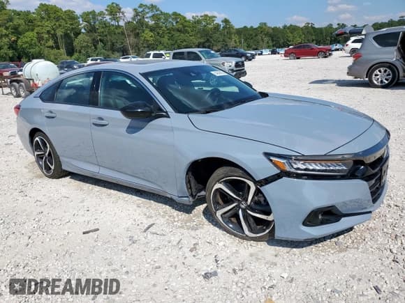 ✅ 2021 Honda Accord Sport • VIN: 1HGCV2F30MA007916 • Lot: 84946995. Wystawiony na Copart z przebiegiem 24 952 mil. Bezpłatny archiwum sprzedaży aukcyjnych z USA i szczegółowy raport historii pojazdu na DreamBid. Zdjęcie 4.