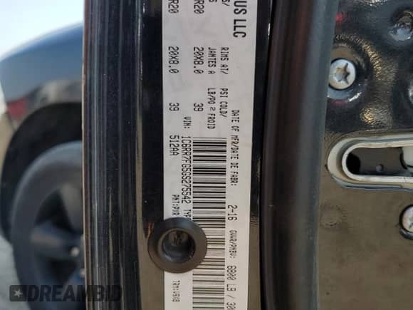 2016 Ram 1500 Express with VIN 1C6RR7FG5GS275542, listed as a Copart auction lot 80911655 with 150,270 mi miles and Clean title. Bid and sale history available at DreamBid. Image 12.