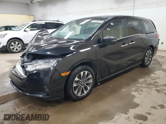 ✅ 2023 Honda Odyssey EX-L • VIN: 5FNRL6H67PB076059 • Lot: 81185225. Wystawiony na Copart z przebiegiem 95 185 mil. Bezpłatny archiwum sprzedaży aukcyjnych z USA i szczegółowy raport historii pojazdu na DreamBid. Zdjęcie 1.