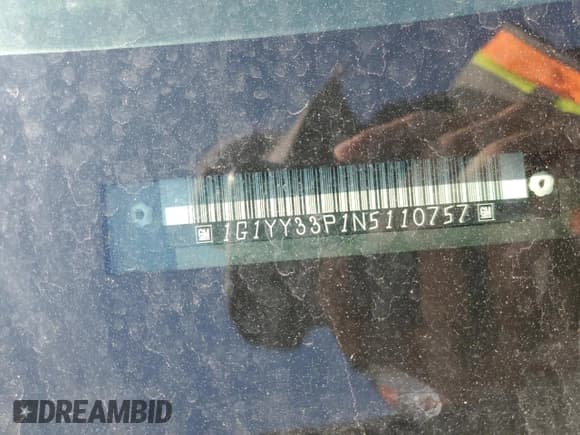 ✅ 1992 Chevrolet Corvette • VIN: 1G1YY33P1N5110757 • Лот: 82236385. Опубликован ранее на Copart с пробегом Не указан. Бесплатный доступ к архиву аукционных продаж из США и подробный отчёт об истории автомобиля на DreamBid. Изображение 12.