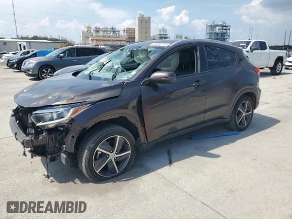 ✅ 2021 Honda HR-V EX-L • VIN: 3CZRU5H79MM715432 • Лот: 69680705. Опубликован ранее на Copart с пробегом 46 711 миль. Бесплатный доступ к архиву аукционных продаж из США и подробный отчёт об истории автомобиля на DreamBid. Изображение 1.