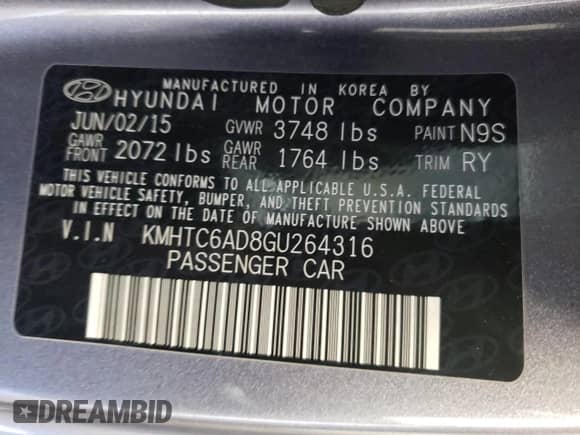 2016 Hyundai Veloster z VIN KMHTC6AD8GU264316, wystawiony jako Copart lot #61548313 z przebiegiem 95 726 mil mil oraz . Historia ofert i sprzedaży dostępna na DreamBid. Obrazek 12.