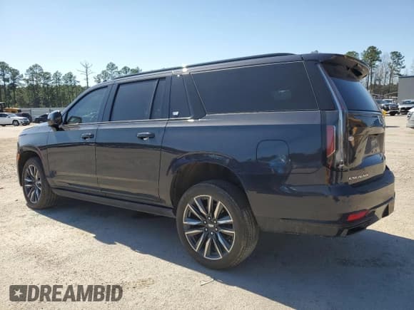 ✅ 2023 Cadillac Escalade ESV 4WD Sport Platinum • VIN: 1GYS4RKL7PR409072 • Лот: 48114335. Опубликован ранее на Copart с пробегом 26 695 миль. Бесплатный доступ к архиву аукционных продаж из США и подробный отчёт об истории автомобиля на DreamBid. Изображение 2.