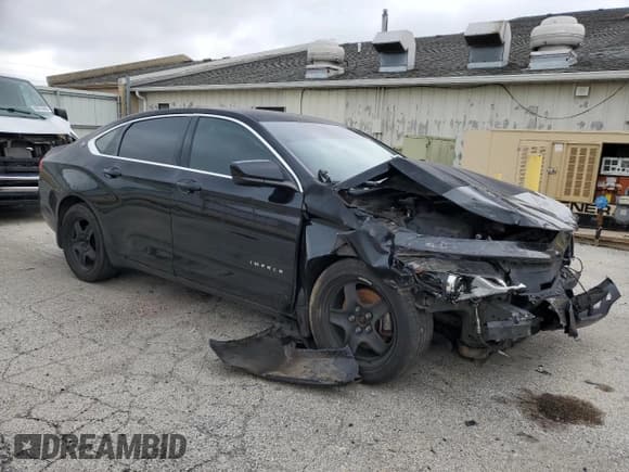 ✅ 2017 Chevrolet Impala LS • VIN: 1G11Z5SA1HU131657 • Лот: 66195954. Опубликован ранее на Copart с пробегом 153 206 миль. Бесплатный доступ к архиву аукционных продаж из США и подробный отчёт об истории автомобиля на DreamBid. Изображение 4.