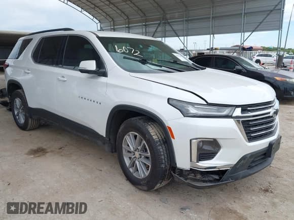 ✅ 2022 Chevrolet Traverse LT Cloth • VIN: 1GNERGKWXNJ136165 • Lot: 42831609. Listed on IAAI with 95,319 mi. Free auction sales archive from the USA and detailed vehicle history report at DreamBid. Image 1.