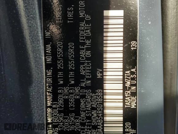 ✅ 2024 Toyota Highlander Limited • VIN: 5TDAAAB54RS018589 • Лот: 71976255. Опубликован ранее на Copart с пробегом 22 576 миль. Бесплатный доступ к архиву аукционных продаж из США и подробный отчёт об истории автомобиля на DreamBid. Изображение 14.