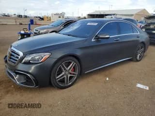 ✅ 2019 Mercedes-Benz S 63 AMG • VIN: WDDUG8JB8KA418823 • Lot: 70863665. Listed on Copart with 32,288 mi. Free auction sales archive from the USA and detailed vehicle history report at DreamBid. Image 1.