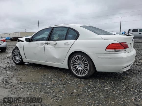 ✅ 2008 BMW 7 Series 750i • VIN: WBAHL83598DT12965 • Lot: 88497955. Listed on Copart with Not provided. Free auction sales archive from the USA and detailed vehicle history report at DreamBid. Image 2.