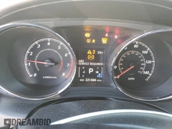 2013 Mitsubishi Outlander LE with VIN 4A4AP5AU0DE022676, listed as a Copart auction lot 86818835 with 221,484 mi miles and Salvage title. Bid and sale history available at DreamBid. Image 9.