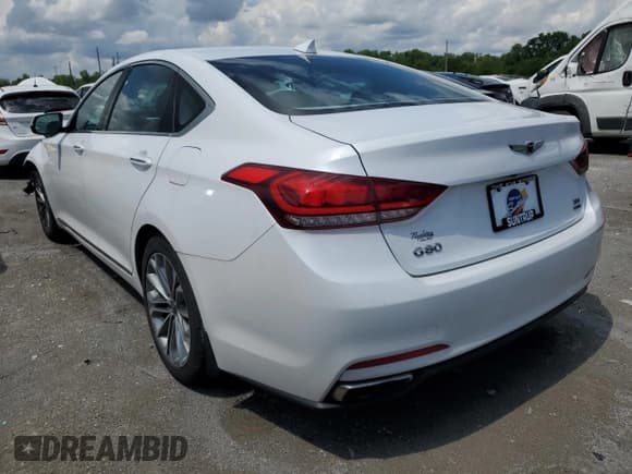 ✅ 2017 Genesis G80 3.8L • VIN: KMHGN4JEXHU211689 • Lot: 54490414. Listed on Copart with 69,951 mi. Free auction sales archive from the USA and detailed vehicle history report at DreamBid. Image 2.
