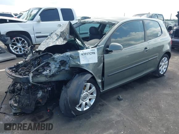 ✅ 2008 Volkswagen Rabbit S • VIN: WVWBA71K38W004311 • Lot: 43015298. Listed on IAAI with Not provided. Free auction sales archive from the USA and detailed vehicle history report at DreamBid. Image 2.