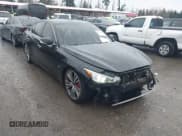 ✅ 2018 Infiniti Q50 Luxe • VIN: JN1EV7AP2JM590985 • Lot: 43833725. Listed on IAAI with 107,637 mi. Free auction sales archive from the USA and detailed vehicle history report at DreamBid. Image 1.