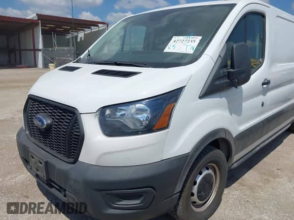 ✅ 2023 Ford Transit Cargo • VIN: 1FTYE1Y84PKA26393 • Lot: 42727235. Listed on IAAI with 47,753 mi. Free auction sales archive from the USA and detailed vehicle history report at DreamBid. Image 2.