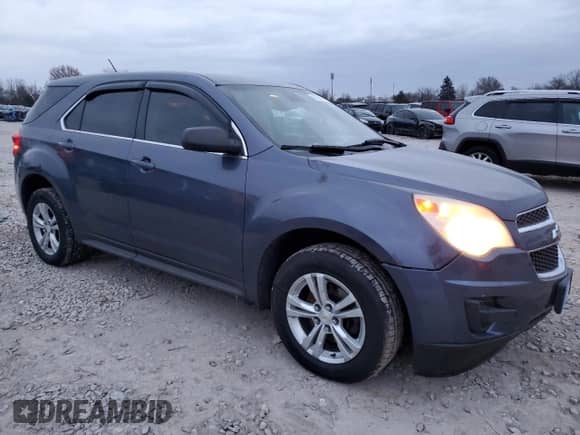 2013 Chevrolet Equinox LS with VIN 2GNALBEK3D6261712, listed as a Copart auction lot 80309194 with 159,480 mi miles and Salvage title. Bid and sale history available at DreamBid. Image 4.