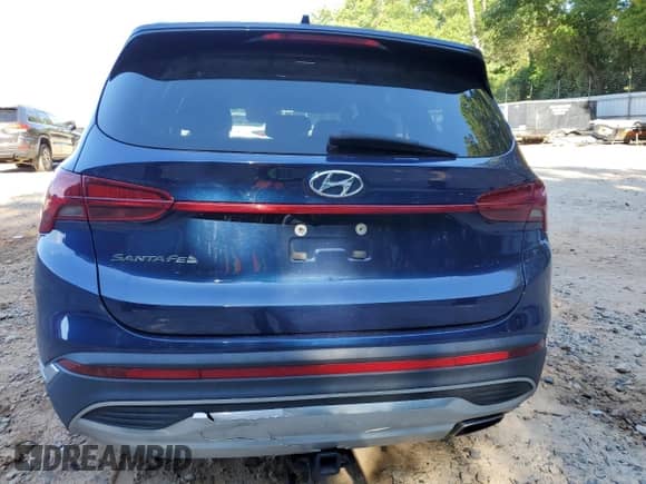 2022 Hyundai Santa Fe SEL with VIN 5NMS24AJ5NH408454, listed as a Copart auction lot 66262695 with 54,842 mi miles and Salvage title. Bid and sale history available at DreamBid. Image 6.