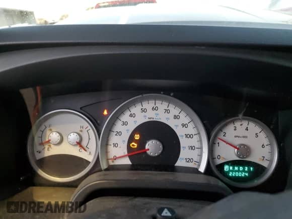 2008 Dodge Dakota SLT with VIN 1D7HE48N58S536752, listed as a Copart auction lot 79686974 with 220,024 mi miles and Salvage title. Bid and sale history available at DreamBid. Image 9.