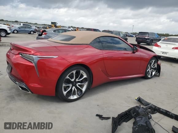 ✅ 2021 Lexus LC 500h • VIN: JTHKPAAY6MA101556 • Lot: 78152524. Listed on Copart with 12,988 mi. Free auction sales archive from the USA and detailed vehicle history report at DreamBid. Image 3.