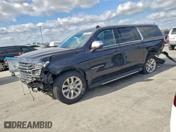 ✅ 2023 Chevrolet Suburban Premier • VIN: 1GNSCFKD3PR279203 • Lot: 92680155. Listed on Copart with 96,770 mi. Free auction sales archive from the USA and detailed vehicle history report at DreamBid. Image 1.
