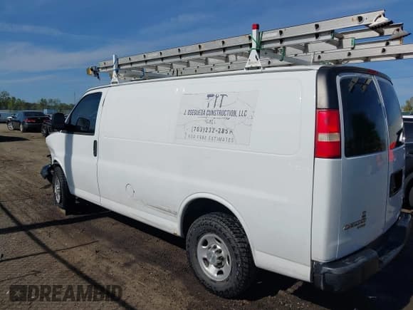 ✅ 2013 Chevrolet Express Cargo • VIN: 1GCWGFFA1D1158789 • Lot: 43372850. Listed on IAAI with 93,009 mi. Free auction sales archive from the USA and detailed vehicle history report at DreamBid. Image 3.