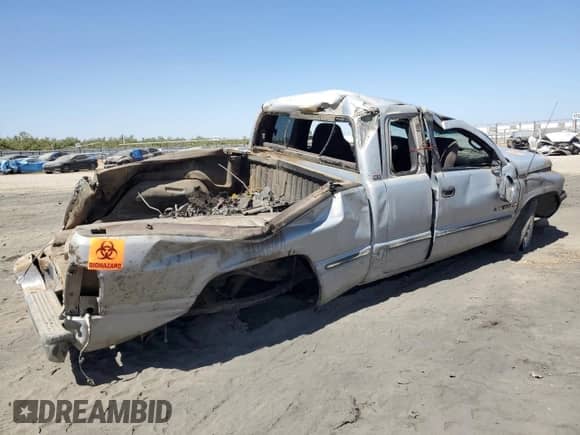 1998 Dodge 1500 with VIN 3B7HC13YXWG154852, listed as a Copart auction lot 71181174 with Not provided miles and Salvage title. Bid and sale history available at DreamBid. Image 3.