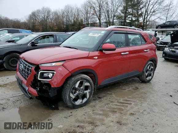 ✅ 2022 Hyundai Venue SEL • VIN: KMHRC8A36NU152169 • Lot: 47800175. Listed on Copart with 15,925 mi. Free auction sales archive from the USA and detailed vehicle history report at DreamBid. Image 1.