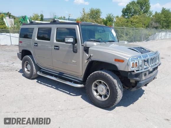 ✅ 2005 Hummer H2 SUV • VIN: 5GRGN23U05H102013 • Lot: 43035915. Wystawiony na IAAI z przebiegiem 148 850 mil. Bezpłatny archiwum sprzedaży aukcyjnych z USA i szczegółowy raport historii pojazdu na DreamBid. Zdjęcie 1.