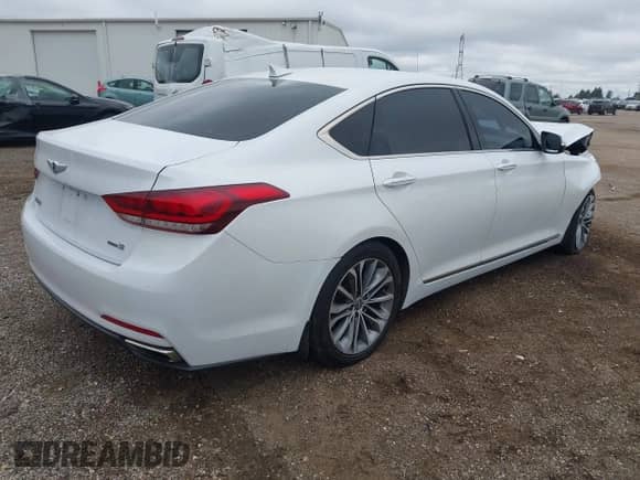 2016 Hyundai Genesis 3.8L z VIN KMHGN4JE7GU120426, wystawiony jako IAAI lot #43295453 z przebiegiem 127 427 mil mil oraz . Historia ofert i sprzedaży dostępna na DreamBid. Obrazek 4.