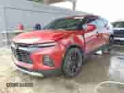 2021 Chevrolet Blazer LT with VIN 3GNKBHR40MS571694, listed as a Copart auction lot 54706324 with 41,219 mi miles and Salvage title. Bid and sale history available at DreamBid. Image 1.