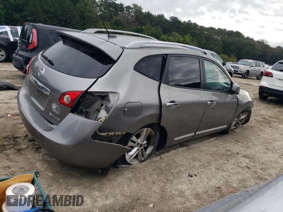 ✅ 2013 Nissan Rogue S • VIN: JN8AS5MV1DW654238 • Lot: 81577655. Listed on Copart with Not provided. Free auction sales archive from the USA and detailed vehicle history report at DreamBid. Image 3.