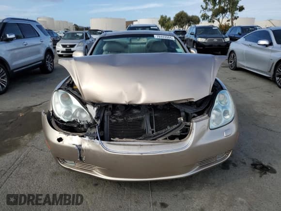 ✅ 2002 Lexus SC 430 • VIN: JTHFN48Y120024709 • Lot: 78443504. Listed on Copart with 75,486 mi. Free auction sales archive from the USA and detailed vehicle history report at DreamBid. Image 5.
