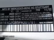 ✅ 2023 Mercedes-Benz S 580 • VIN: W1K6G7GB5PA201781 • Lot: 42754753. Listed on IAAI with 15,850 mi. Free auction sales archive from the USA and detailed vehicle history report at DreamBid. Image 9.