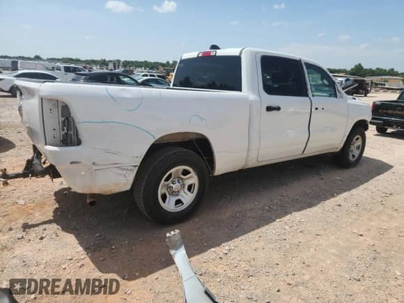 2023 Ram 1500 Tradesman z VIN 1C6RRENT4PN592651, wystawiony jako Copart lot #65405355 z przebiegiem 53 443 mil mil oraz Szkoda całkowita • Salvage title. Historia ofert i sprzedaży dostępna na DreamBid. Obrazek 3.