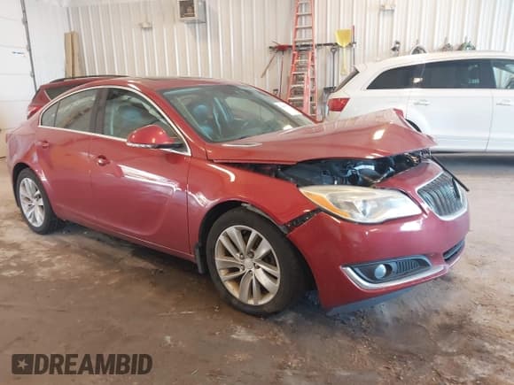 ✅ 2015 Buick Regal • VIN: 2G4GK5EX7F9129715 • Lot: 42635397. Listed on IAAI with 152,339 mi. Free auction sales archive from the USA and detailed vehicle history report at DreamBid. Image 1.