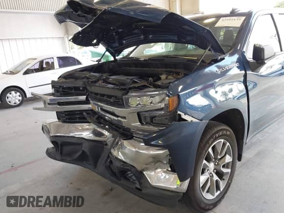 2022 Chevrolet Silverado 1500 LT z VIN 1GCPWCED0NZ157010, wystawiony jako IAAI lot #42592135 z przebiegiem 73 037 mil mil oraz . Historia ofert i sprzedaży dostępna na DreamBid. Obrazek 6.